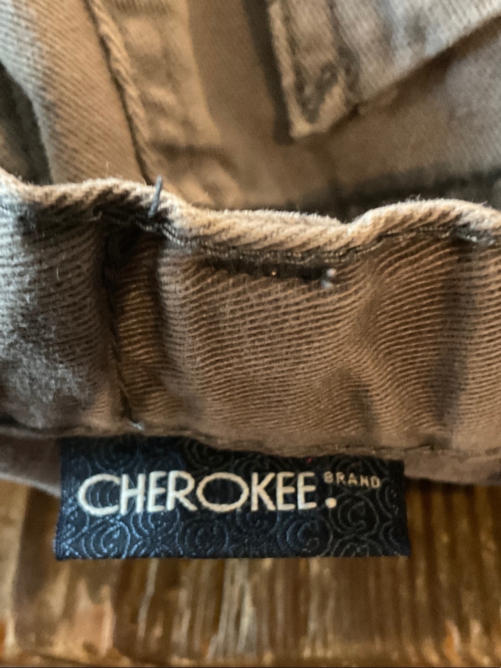 Cherokee cotton Gray Boys Chino Shorts - Picture 3 of 4
